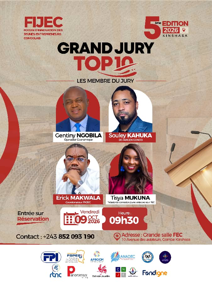 Le jury est composé de figures emblématiques de l’entrepreneuriat congolais