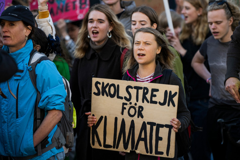  Greta Thunberg, la militante écologiste suédoise engagée dans la lutte contre le changement climatique
